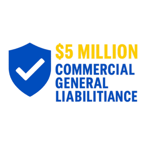 $5 million commercial general liability insurance badge – The Carpenter Edmonton Ltd., Edmonton