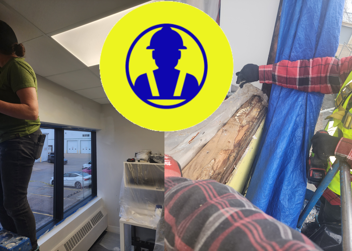 Commercial maintenance projects in Edmonton – office painting and exterior repairs by The Carpenter Edmonton Ltd.