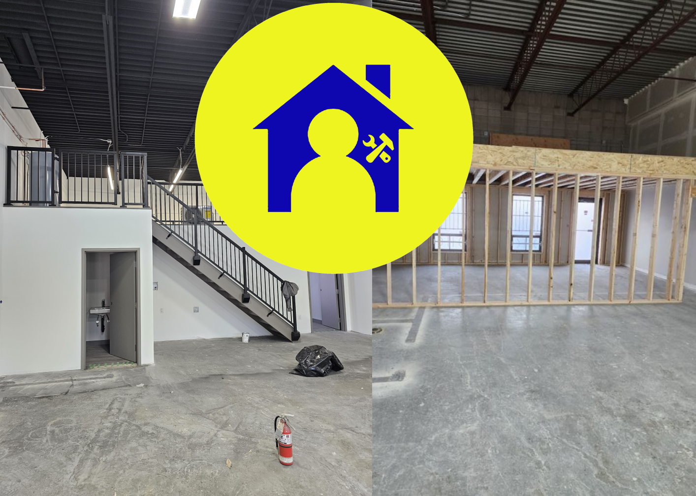 Tenant improvement construction in Edmonton – office and warehouse buildout by The Carpenter Edmonton Ltd.